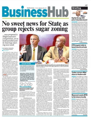 No sweet news for state as group rejects sugar zoning